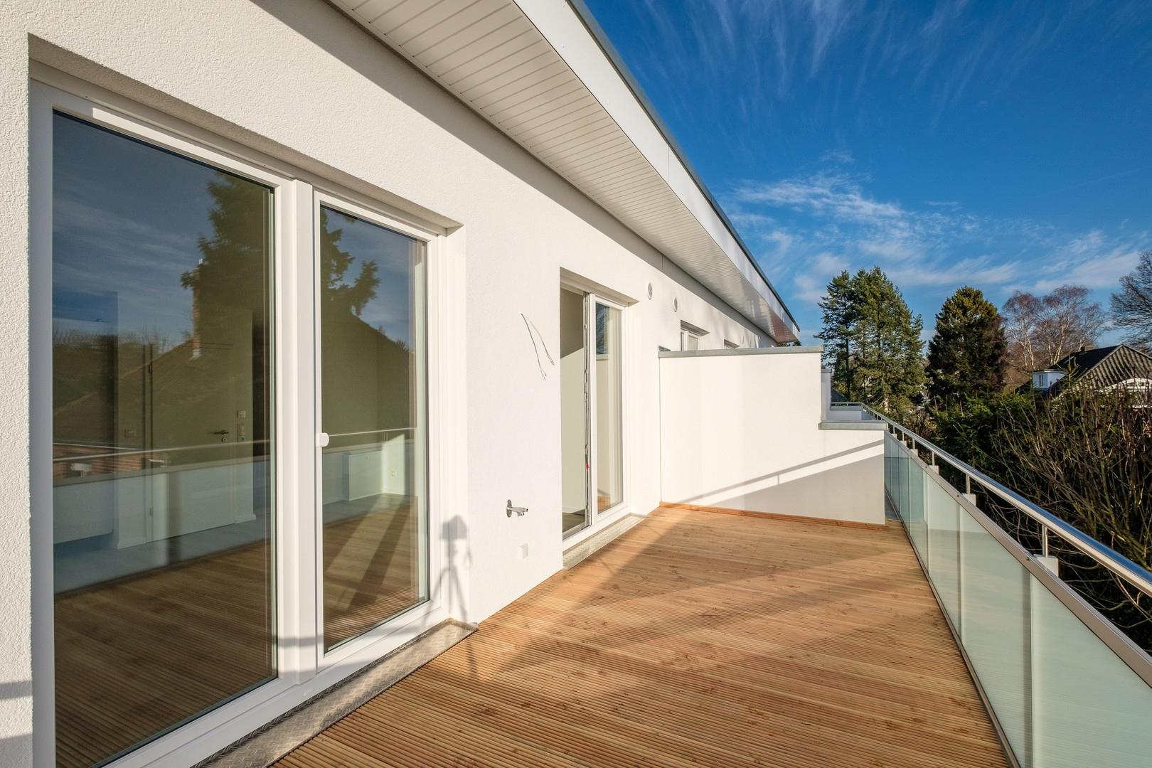 Dachterrasse Richtung Ost