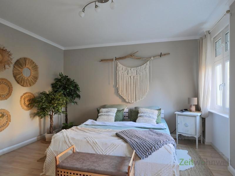 Blick ins Schlafzimmer