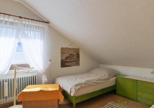 Blick ins Schlafzimmer