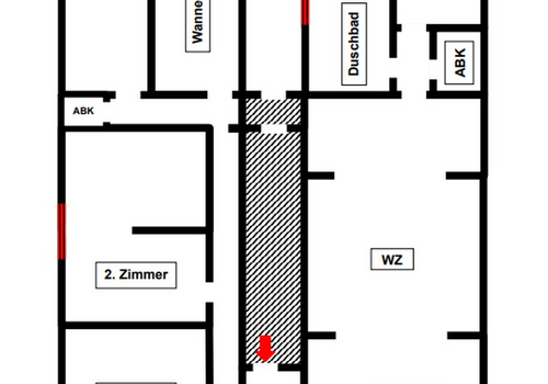 Grundriss Wohnung