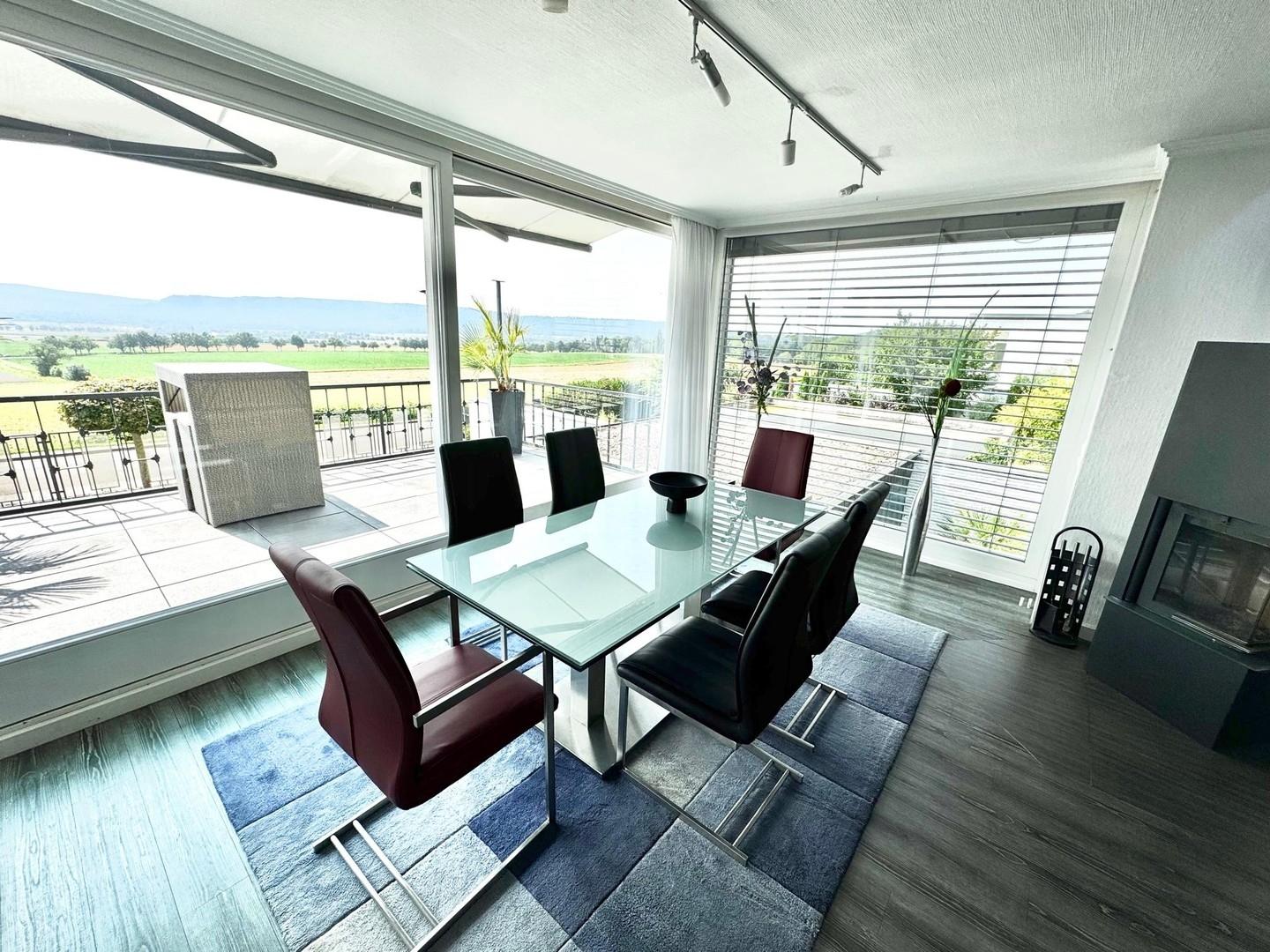 Essbereich im Wohnraum