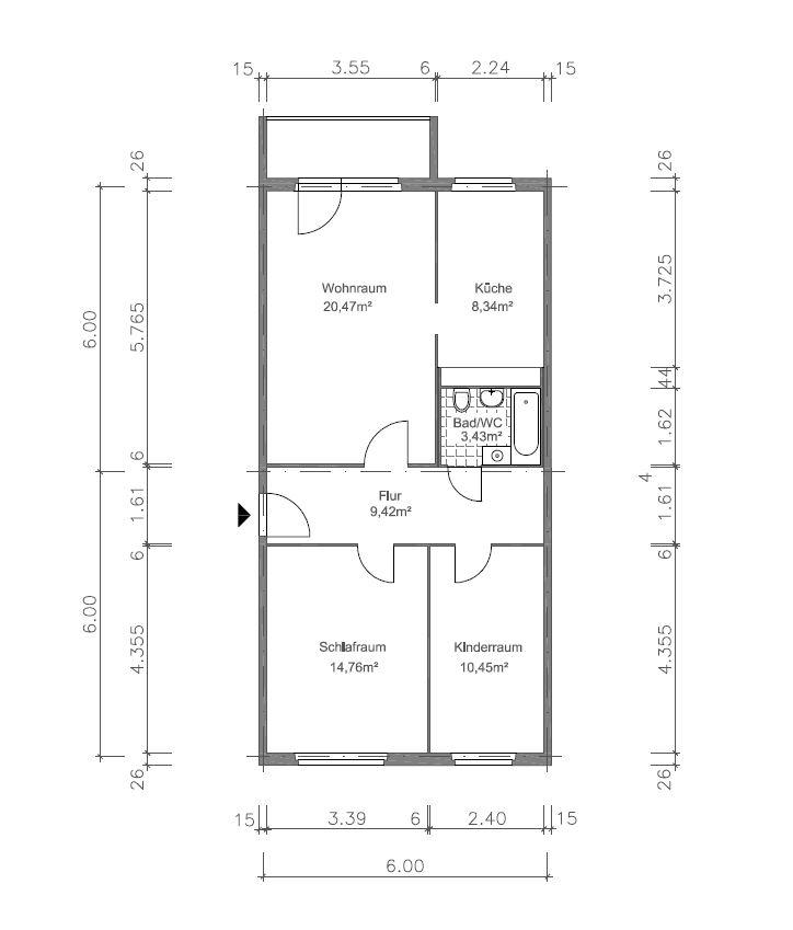 3-RWE bemaßt