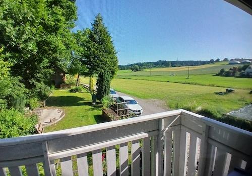 Ausblick Balkon