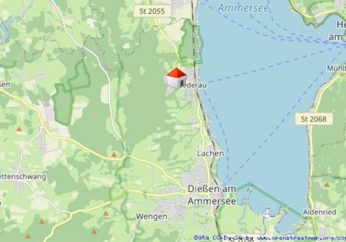 idyllische Lage am Ammersee