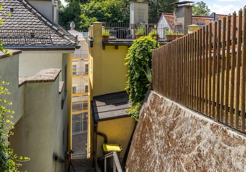 Gasse Hinterhalb