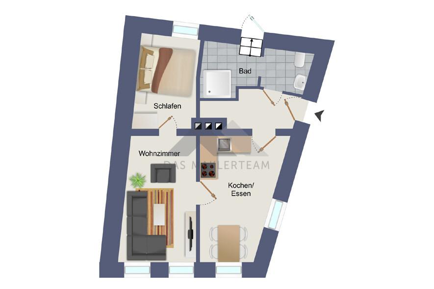 1. OG: Wohnung