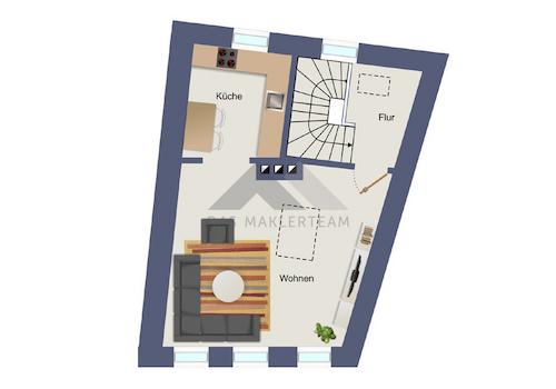 3. OG: Wohnung "oben"