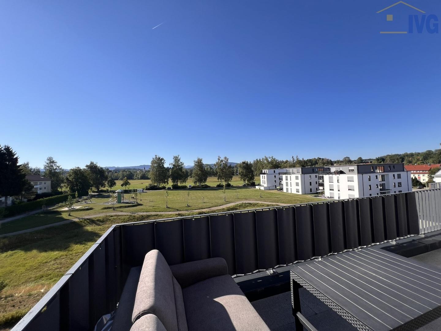 Ausblick Balkon