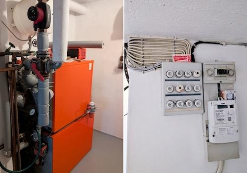Heizungsanlage (Öl) + Elektrik