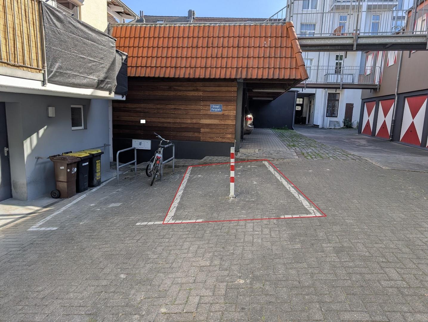 Stellplatz für Bewohner