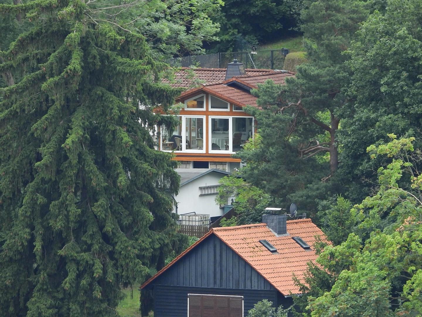Blick vom Schloß gezoomt
