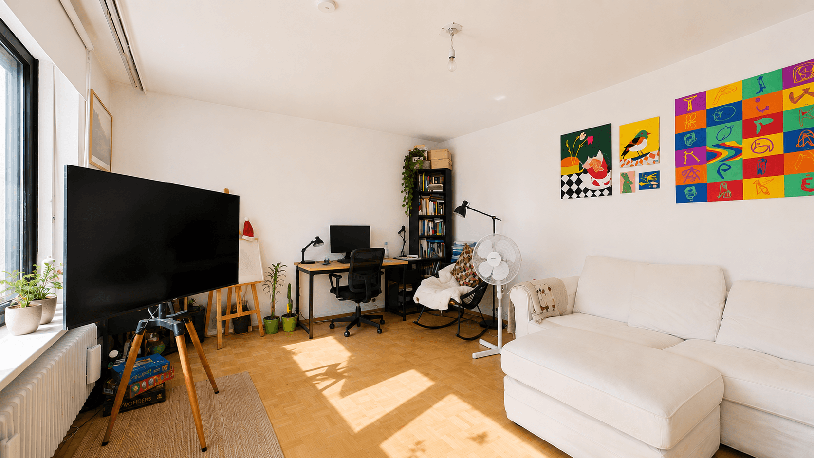 Wohnzimmer (KI-gestützt bearbeitet)