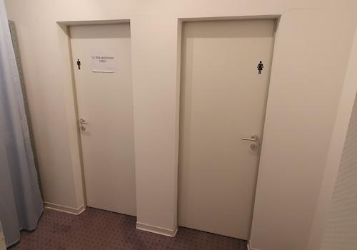 sparate Toilettenbenutzung