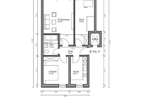 Grundriss Hoffmannstr. 1A