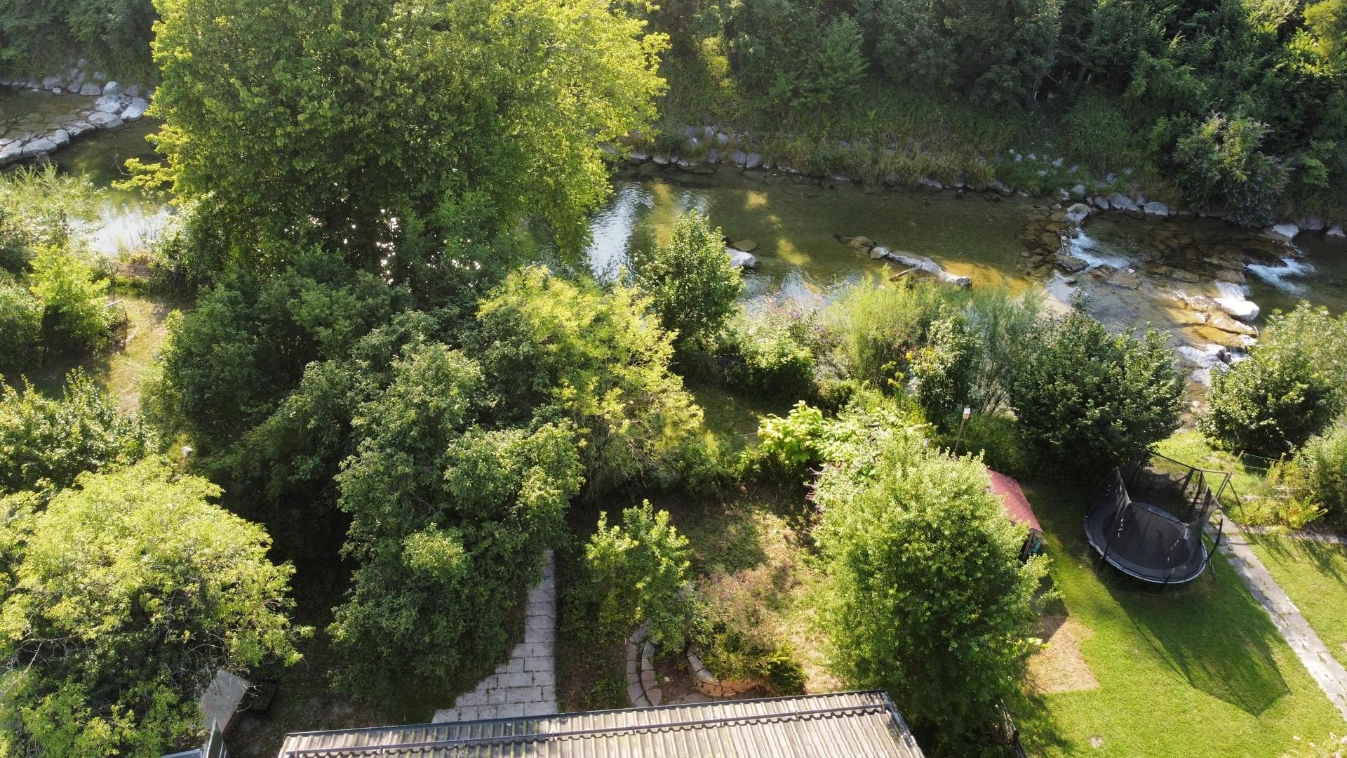 Gartennähe zum Fluss