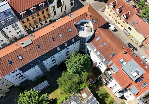 Hofansicht Vogelperspektive