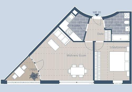 Grundriss WE 20