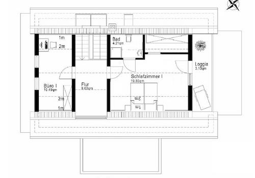 Grundriss Dachgeschoss