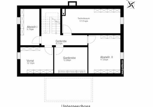 Grundriss Untergeschoss