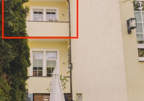 Balkon der Küche