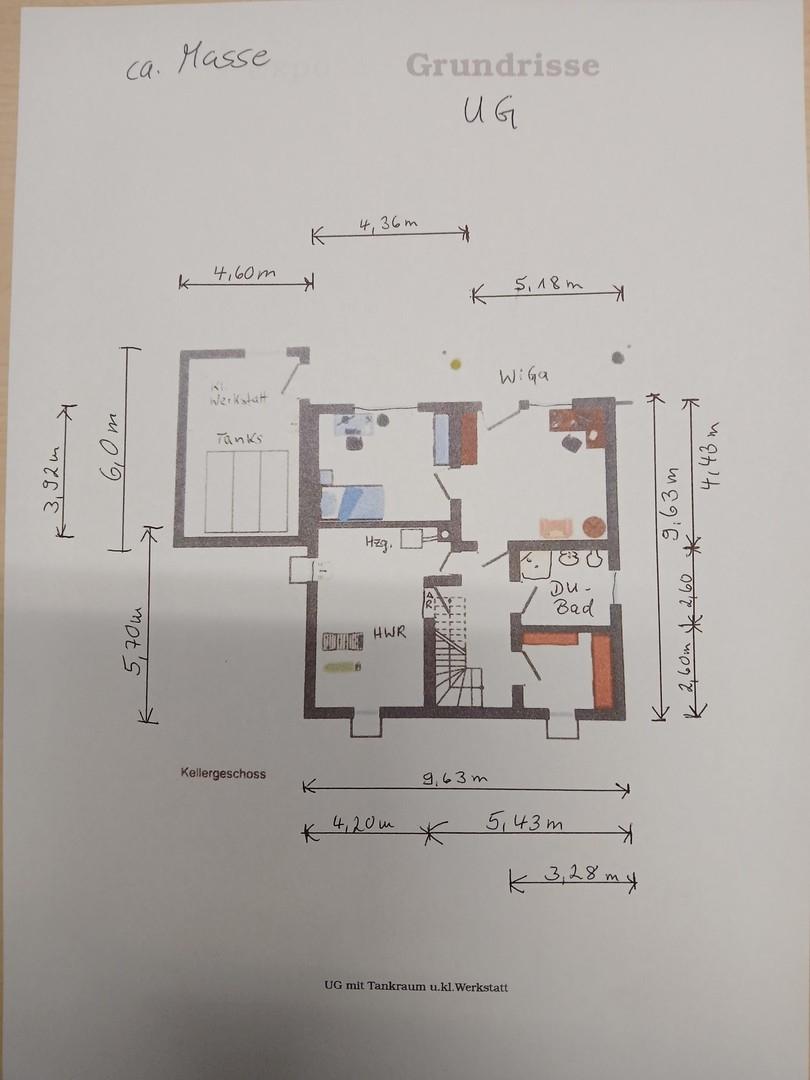 Plan,UG m.Werkstatt u.Tankraum