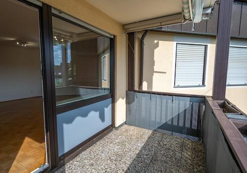 Balkon Wohnzimmer Grünanlage