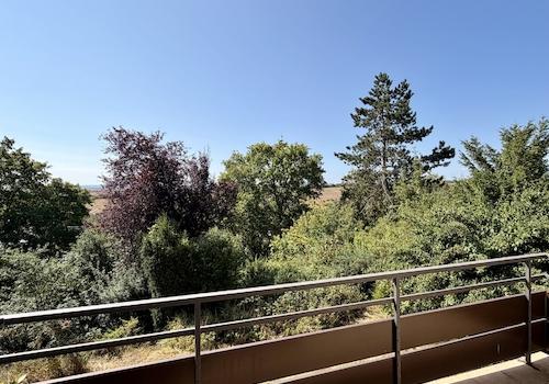 Ausblick Balkon