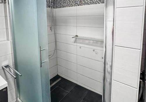 Begehbarer Dusche
