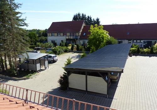 Blick in den Hofbereich