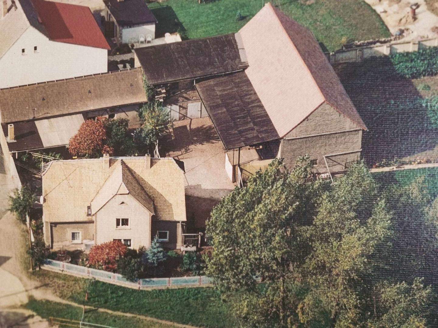 historische Luftaufnahme