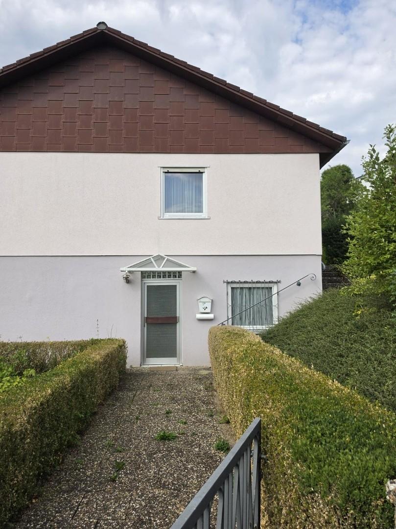 Eingang im Kellergeschoss