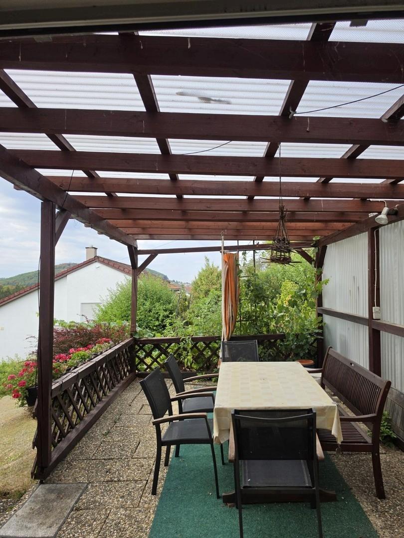 Ausblick Pergola