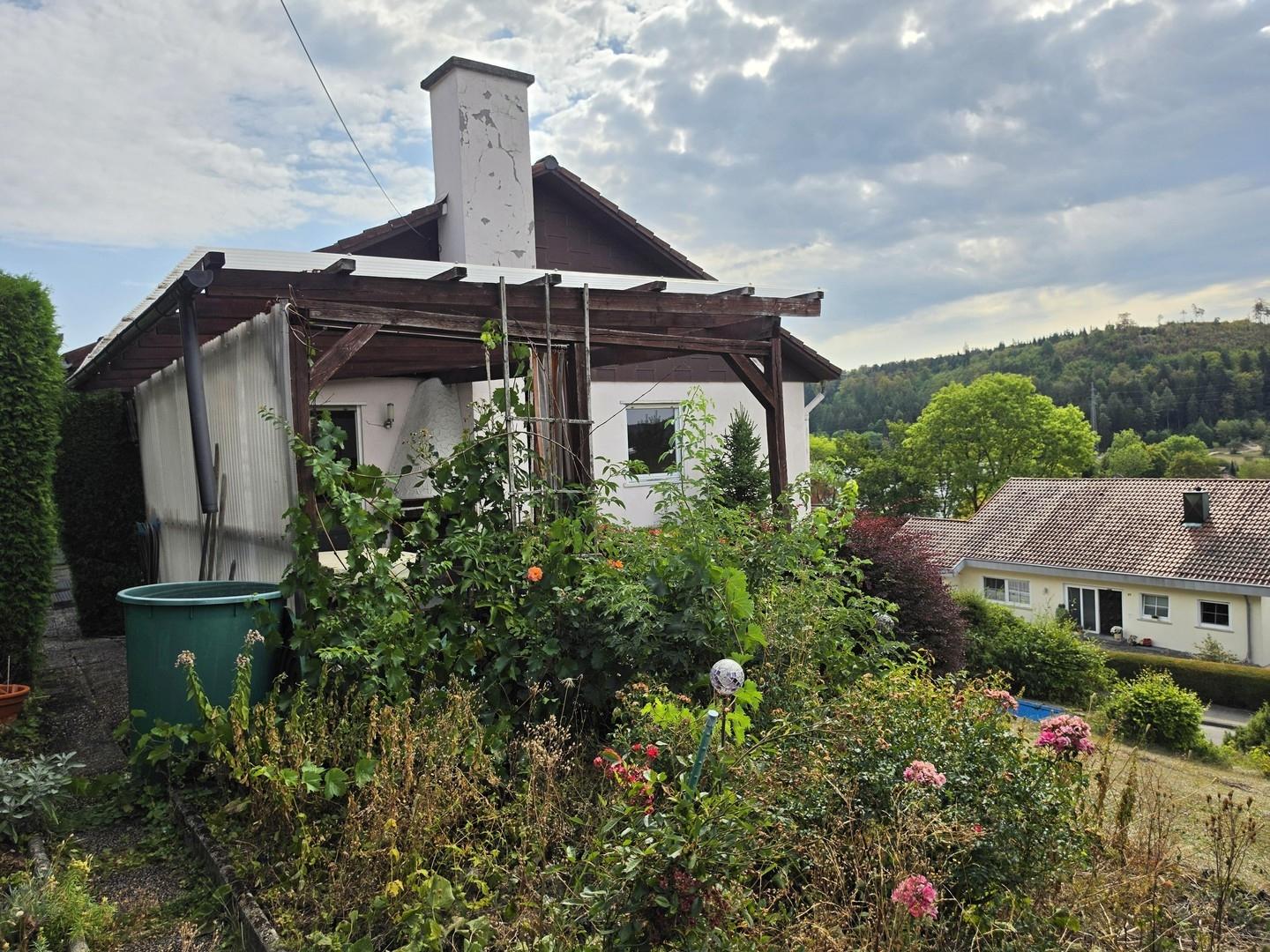 Garten und Pergola
