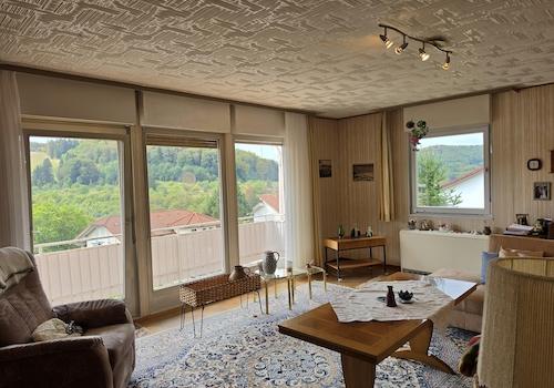 Wohnzimmer mit Ausblick