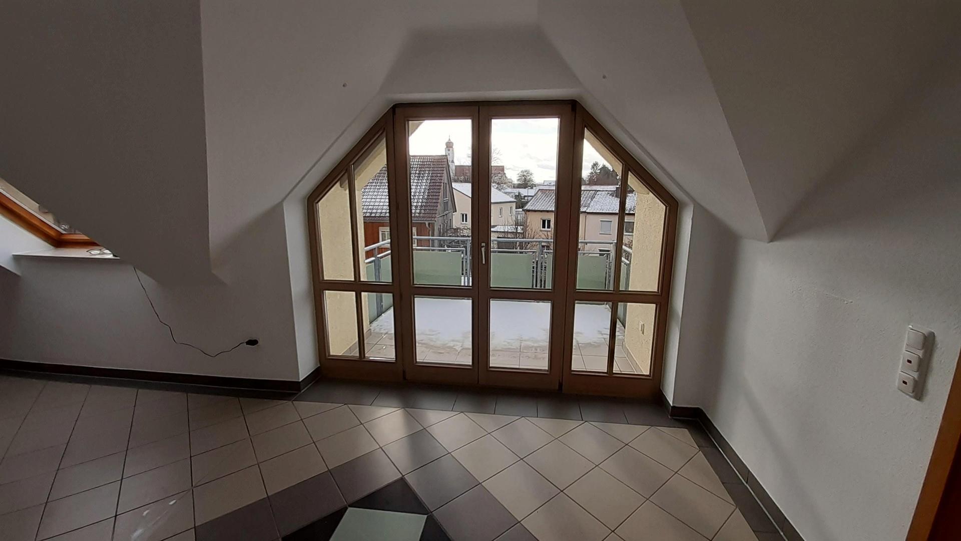 Ausblick Balkon