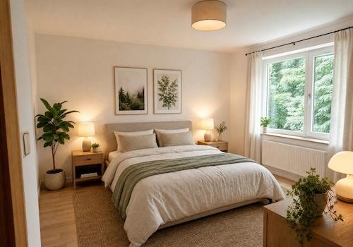 Schlafzimmer Visualisierung KI