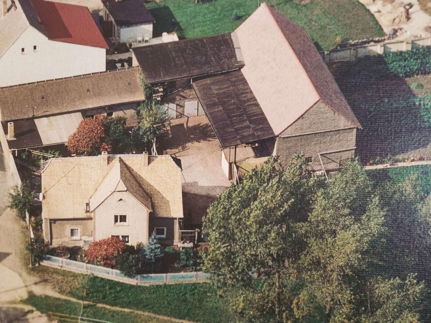 historische Luftaufnahme