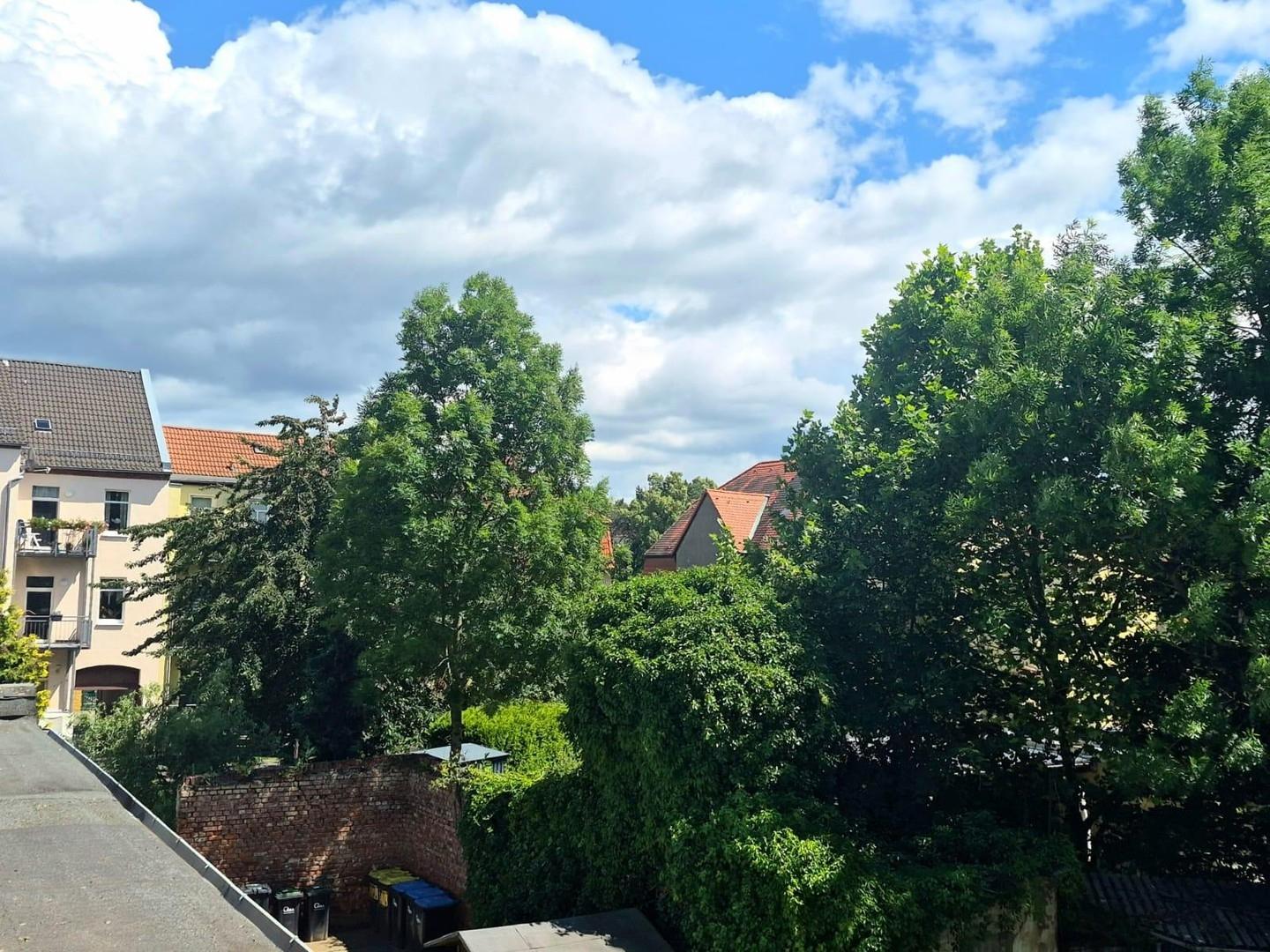 Ausblick aus dem Bad/Küche