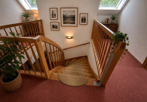 Treppenhaus im Dachgeschoss