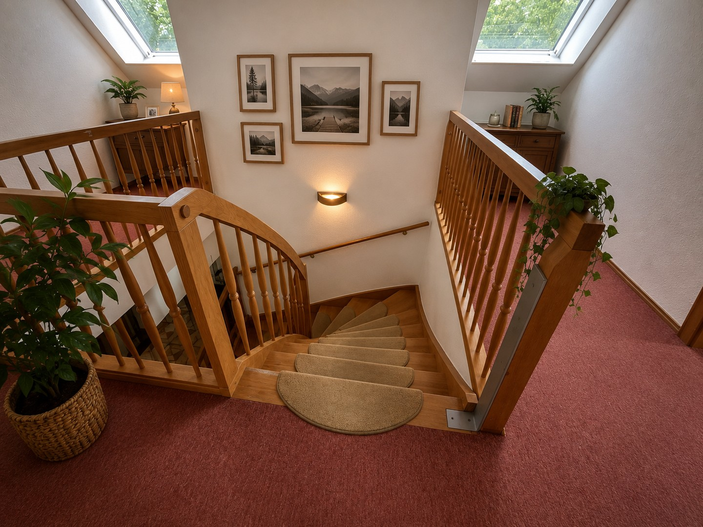 Treppenhaus im Dachgeschoss