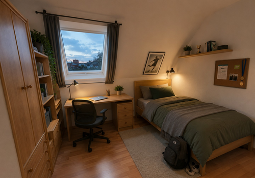 Raum im Dachgeschoss Bild 1