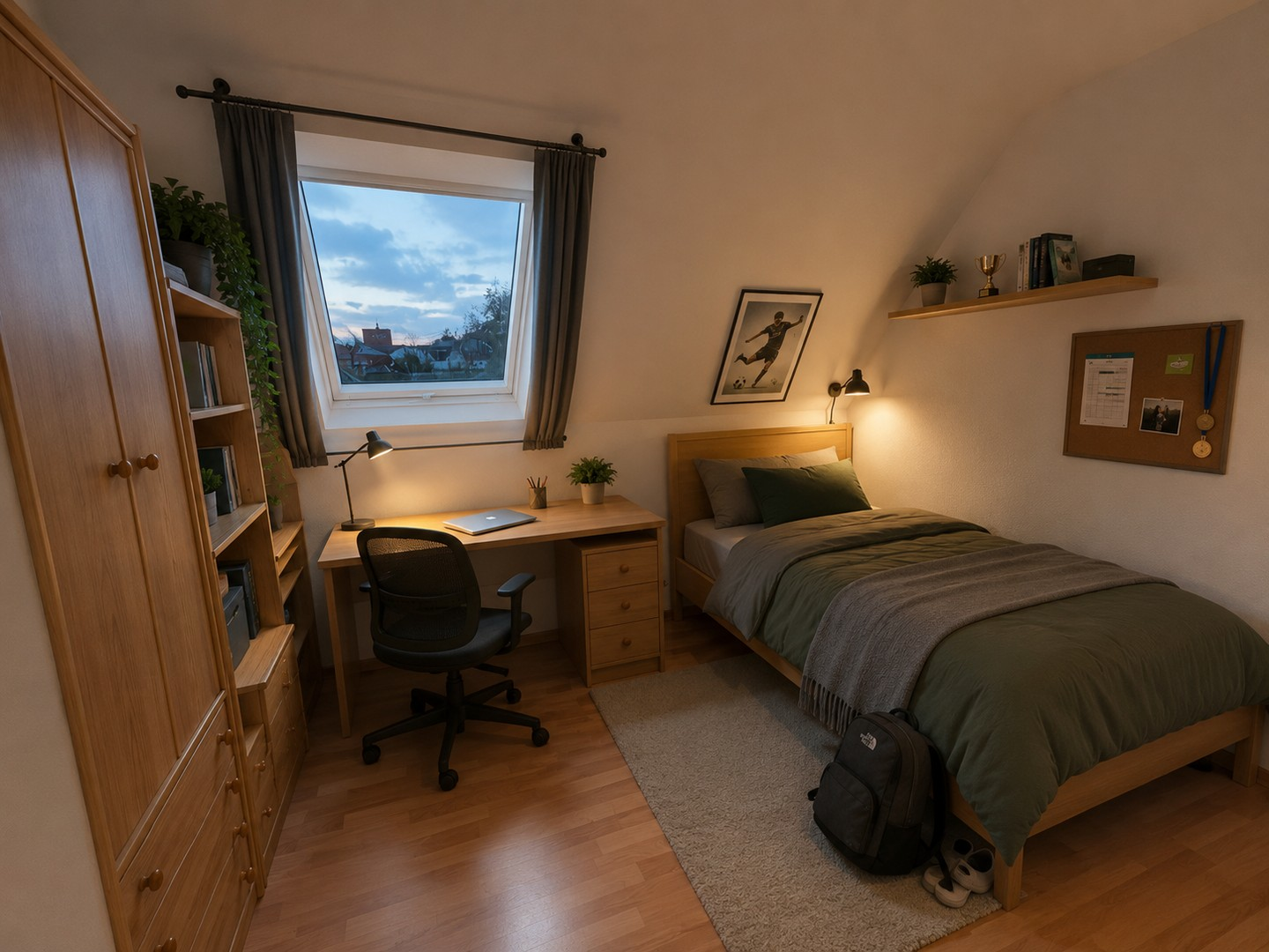 Raum im Dachgeschoss Bild 1