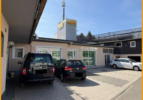 Blick zum Laden