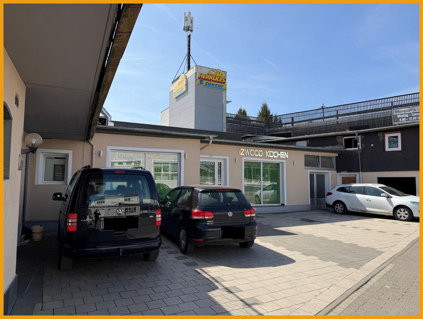 Blick zum Laden