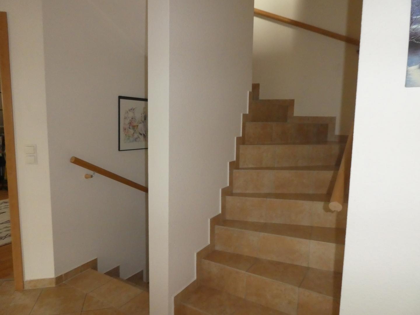 Treppe zum Spitzboden