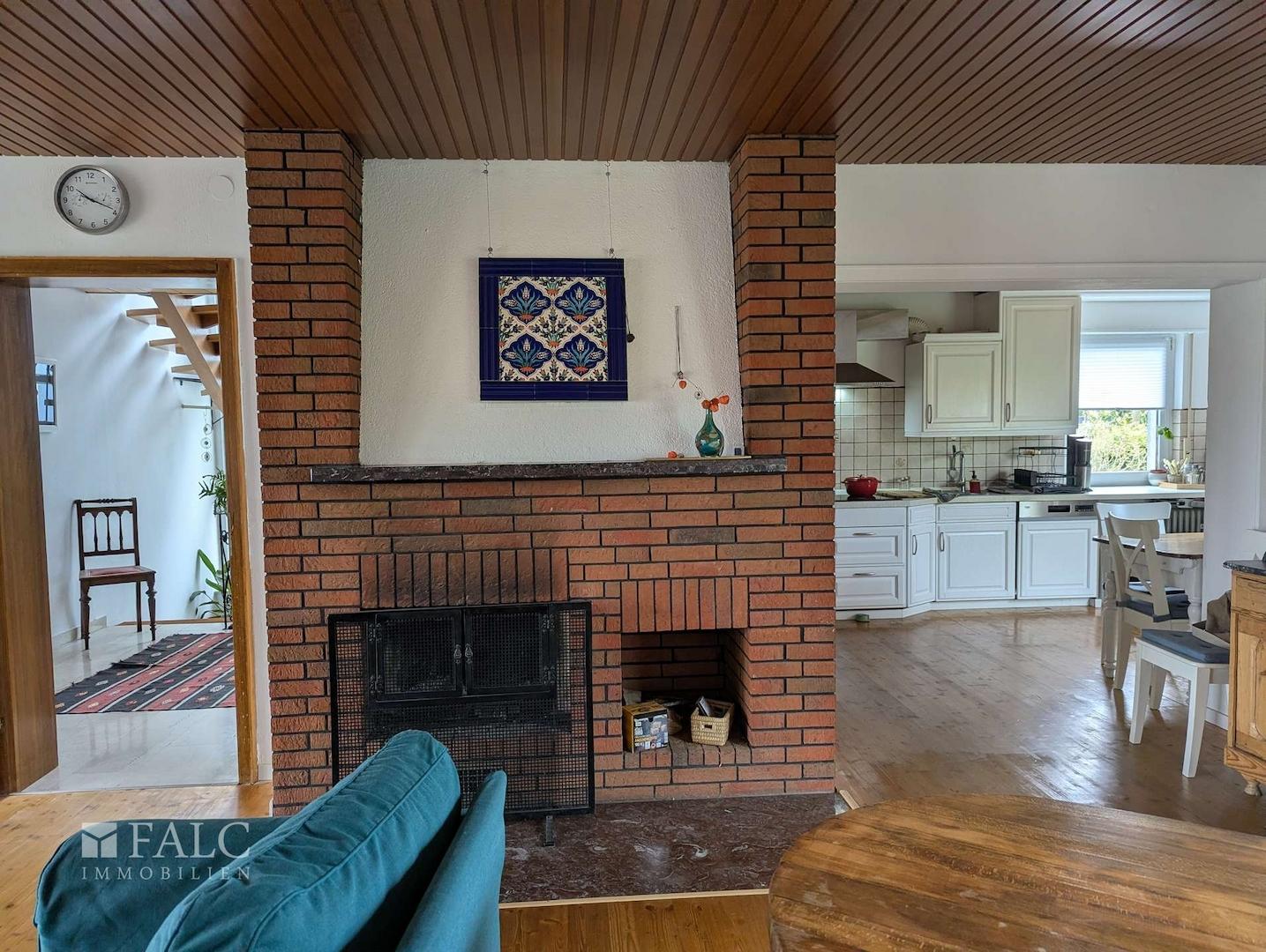 Wohnzimmer Küche Flur
