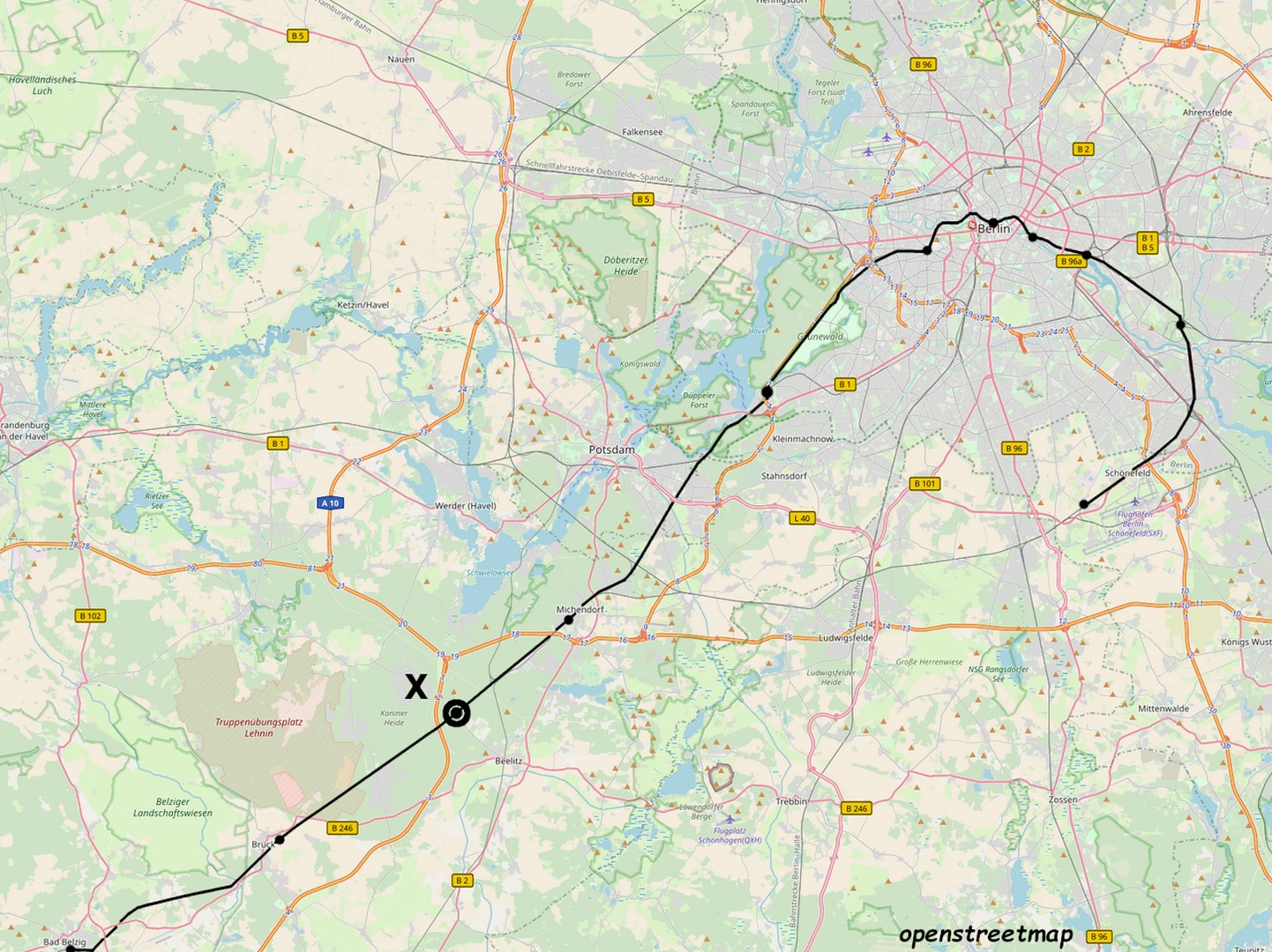 Regionalbahn nach Berlin