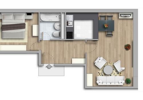 Standard Seitenwohnung rechts EG