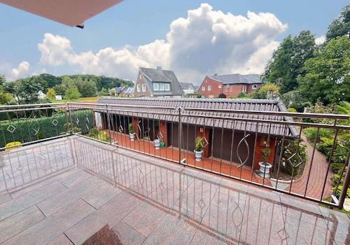 Blick vom Balkon