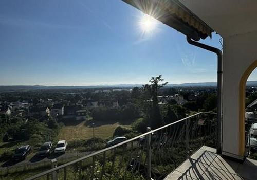 Balkon mit West-Aussicht